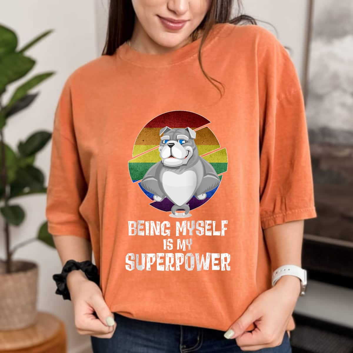 Being Myself Is My Superpower LGBTQ Gay Pride Love Equality T-Shirt Being Myself Is My Superpower LGBTQ Gay Pride Love Equality T-Shirt