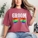 Groom LGBTQ Gay Bachelor Party Equality Pride Month T-Shirt Groom LGBTQ Gay Bachelor Party Equality Pride Month T-Shirt