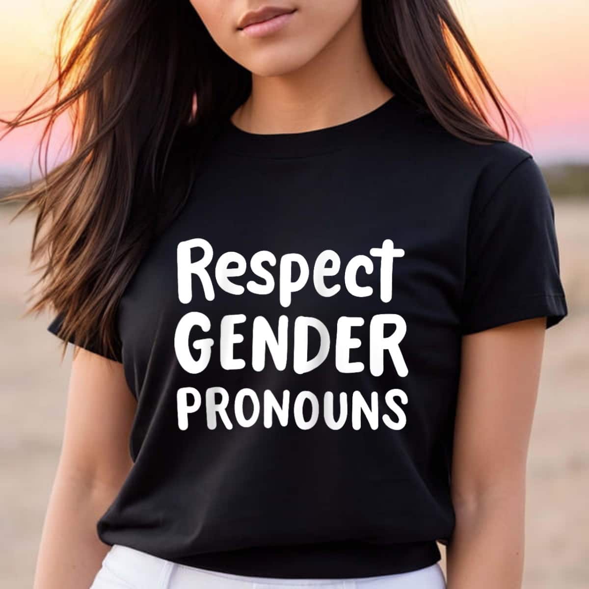 Respect Gender Pronouns LGBTQ Pride Equality Rights Ally T-Shirt Respect Gender Pronouns LGBTQ Pride Equality Rights Ally T-Shirt