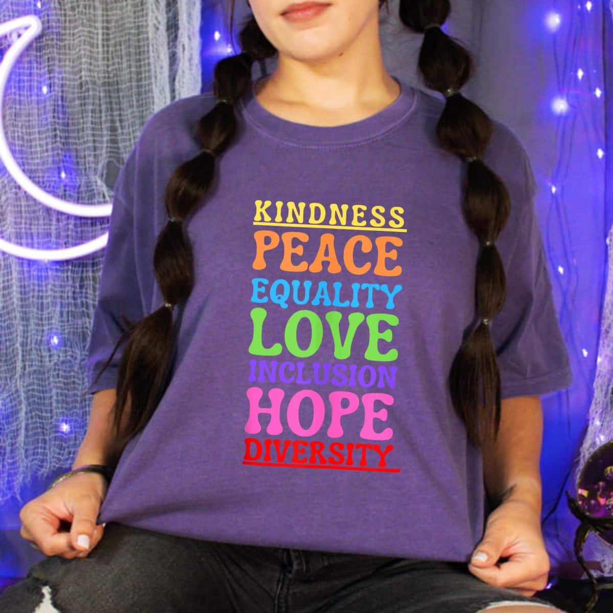 Kindness Peace Equality Love Inclusion Hope Diversity T-Shirt Kindness Peace Equality Love Inclusion Hope Diversity T-Shirt