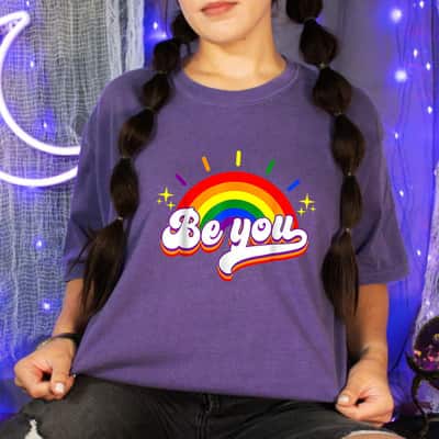 Gay Pride Rainbow Celebrate Diversity Equality LGBTQ T-Shirt