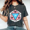 Transgender D20 Dice Trans Pride LGBT Gender Equality Gaymer T-Shirt