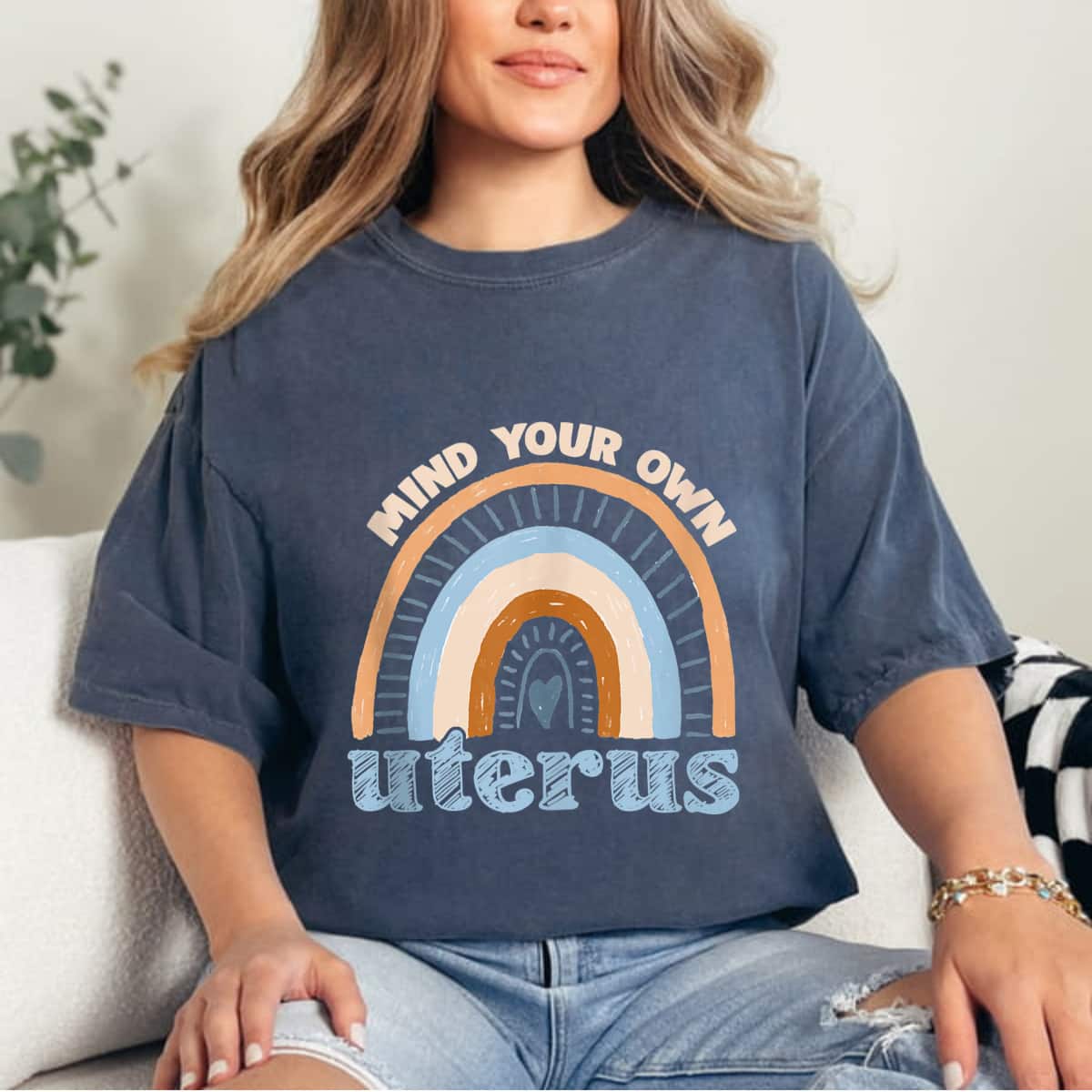 Strong Women Mind Your Own Uterus Feminist Women's Rights T-Shirt Strong Women Mind Your Own Uterus Feminist Women's Rights T-Shirt