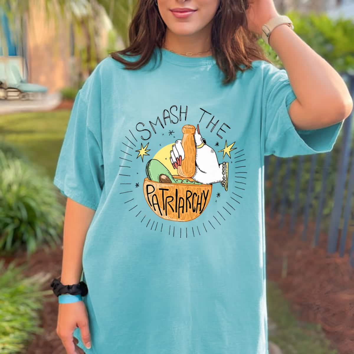 Strong Women Smash The Patriarchy T-Shirt Strong Women Smash The Patriarchy T-Shirt