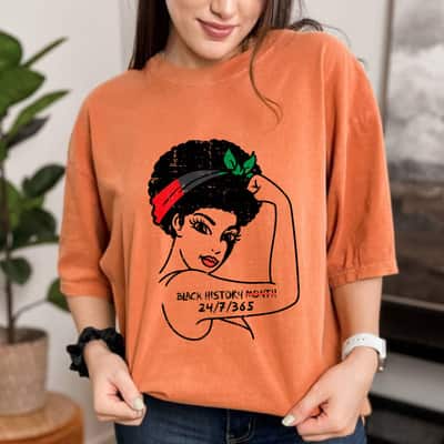 Strong Women Black History Month T-Shirt Strong Women Black History Month T-Shirt