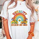 Womens Equality Hurts No One Groovy LGBT Equality Pride Human Right T-Shirt