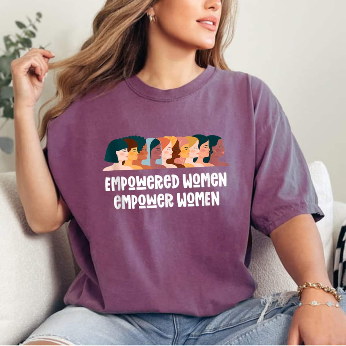 Strong Women Empowered Empower Empowerment Feminist T-Shirt Strong Women Empowered Empower Empowerment Feminist T-Shirt