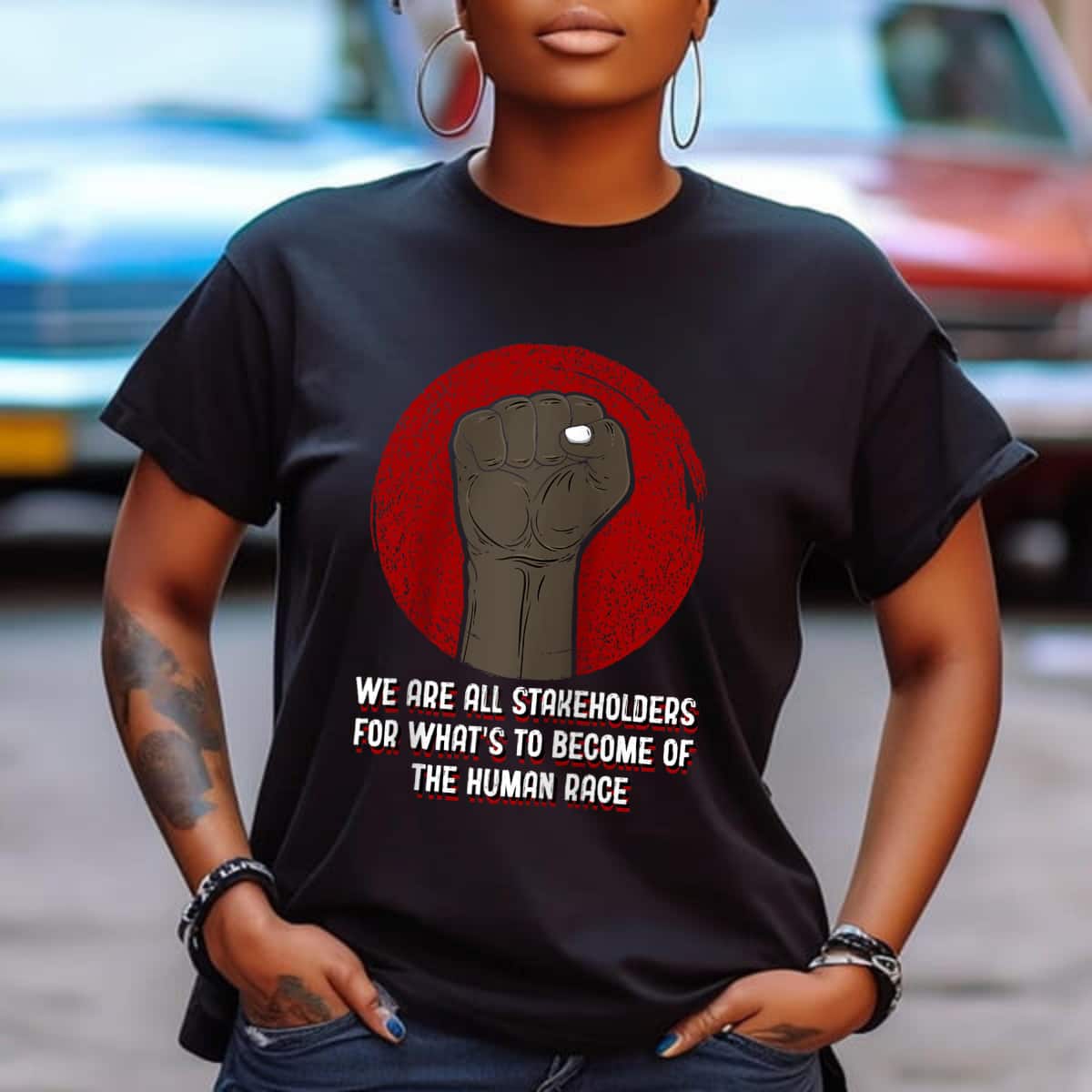 We Are All Stakeholders Independence Anti Racist Freedom T-Shirt We Are All Stakeholders Independence Anti Racist Freedom T-Shirt