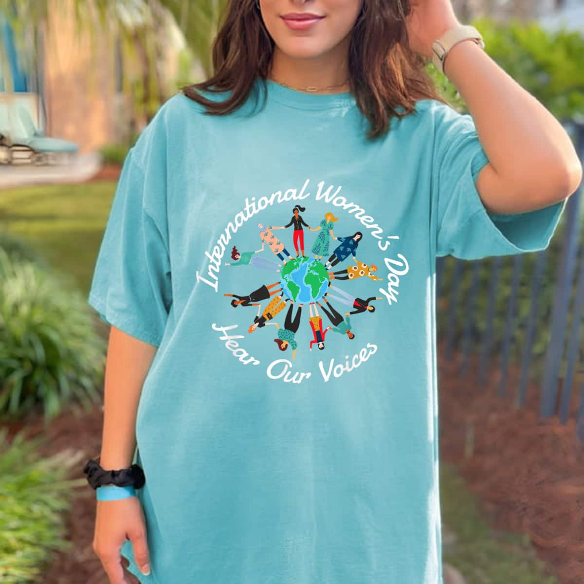 Strong Women International Women's Day Hear Our Voices T-Shirt Strong Women International Women's Day Hear Our Voices T-Shirt