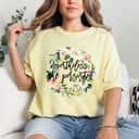 Strong Women Nevertheless She Persisted Floral Feminist T-Shirt Strong Women Nevertheless She Persisted Floral Feminist T-Shirt