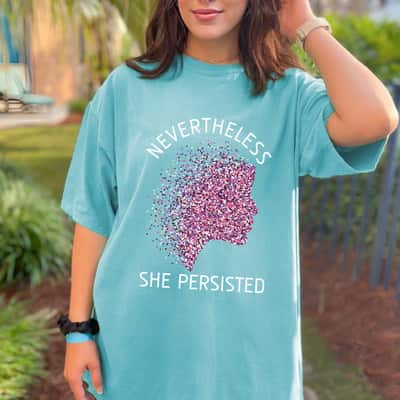 Strong Women Empowerment Nevertheless She Persisted Feminism T-Shirt