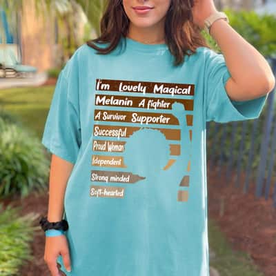 Strong Women Strong Independent Woman Black History Month BLM Melanin T-Shirt Strong Women Strong Independent Woman Black History Month BLM Melanin T-Shirt
