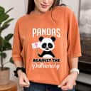 Strong Women Pandas Against The Patriarchy Humorous Feminism T-Shirt