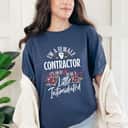 Strong Women Contractor Girl Power T-Shirt Strong Women Contractor Girl Power T-Shirt