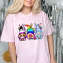 Rainbow Gnomes LGBT Pride Gay Rainbow Pride Gnomes Equality T-Shirt Rainbow Gnomes LGBT Pride Gay Rainbow Pride Gnomes Equality T-Shirt