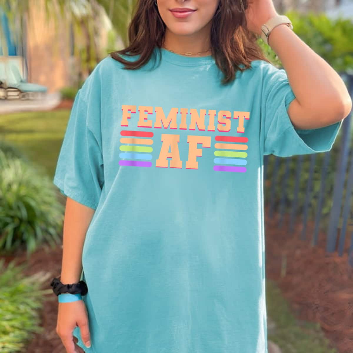 Strong Women Feminism Funny Feminist AF T-Shirt Strong Women Feminism Funny Feminist AF T-Shirt