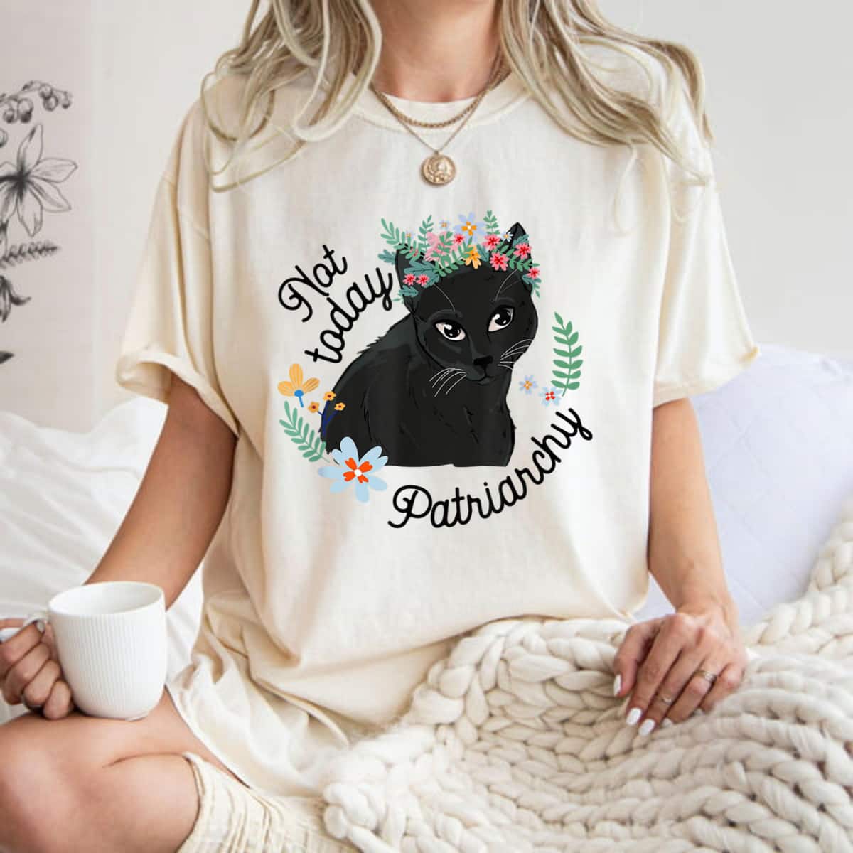 Strong Women Not In Today Patriarchy Feminism Equality Equal T-Shirt Strong Women Not In Today Patriarchy Feminism Equality Equal T-Shirt