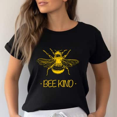 Bee Kind Summer Feminist Nature Yellow T-Shirt