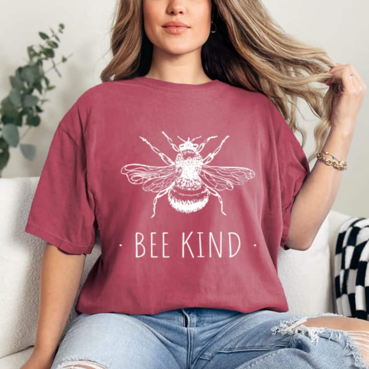 Bee Kind Summer Feminist Girl Power T-Shirt Bee Kind Summer Feminist Girl Power T-Shirt