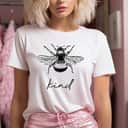 Bee Kind Summer Feminist Nature Bumblebee Girl Power T-Shirt Bee Kind Summer Feminist Nature Bumblebee Girl Power T-Shirt