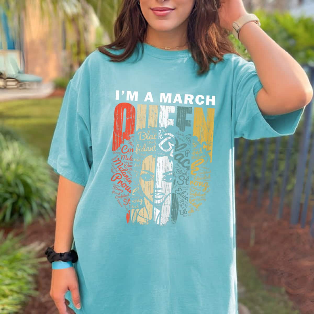 Strong Women March Black Queens Are Born In March Black History Month T-Shirt Strong Women March Black Queens Are Born In March Black History Month T-Shirt