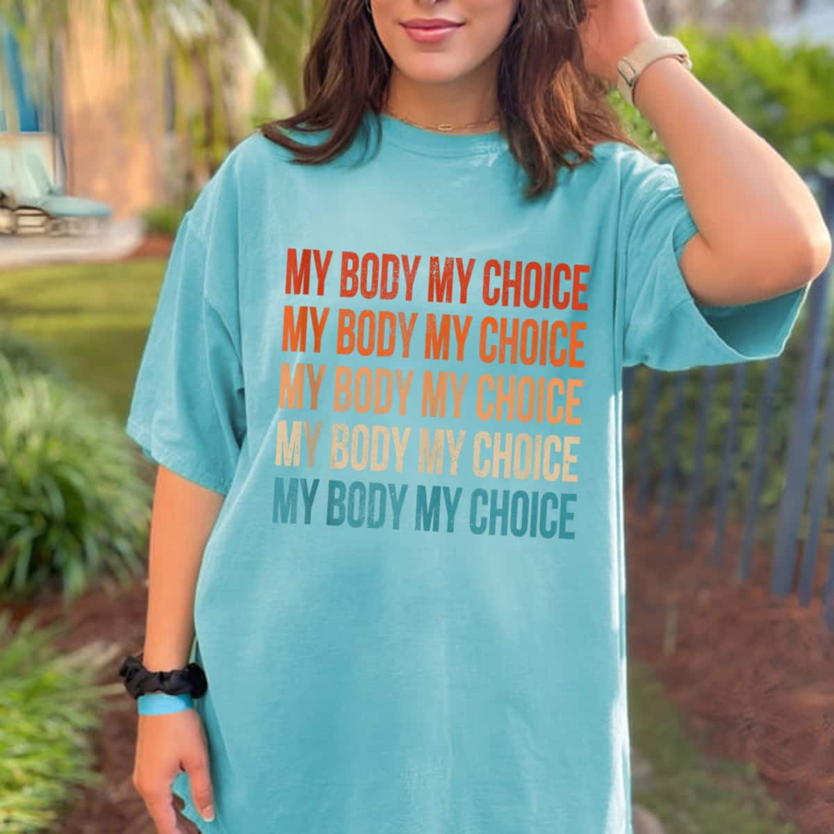 My Body My Choice Vintage Strong Women Feminist T-Shirt My Body My Choice Vintage Strong Women Feminist T-Shirt