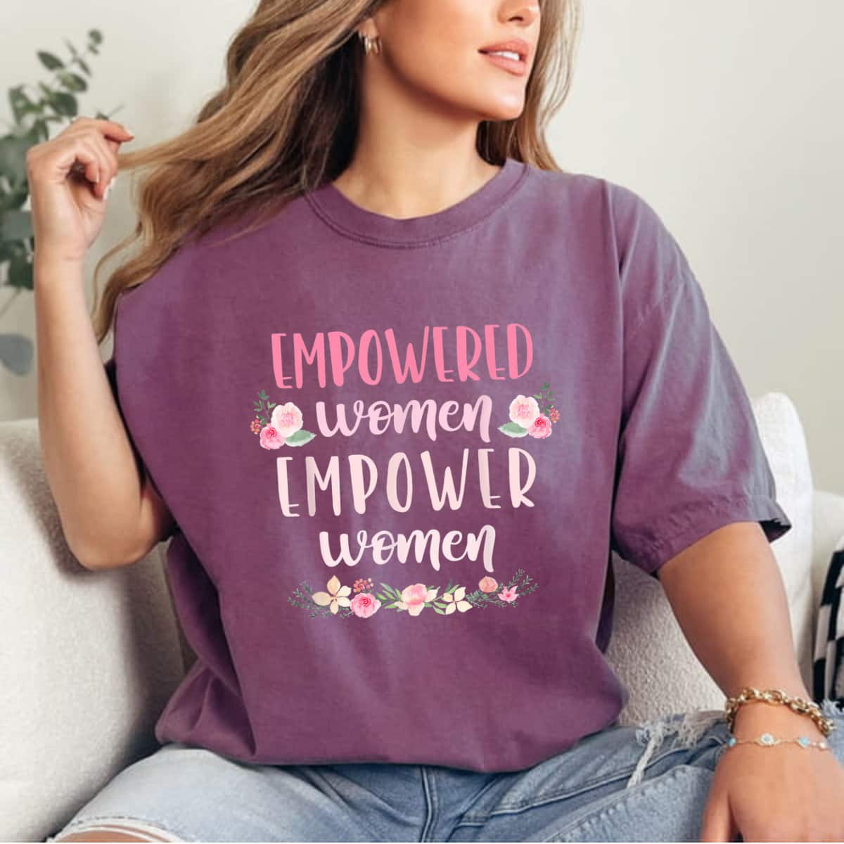 Empowered Empower Strong Women Feminist Motivational T-Shirt Empowered Empower Strong Women Feminist Motivational T-Shirt