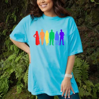 Pride Support LGBT Flag Rainbow Equality Proud Ally T-Shirt