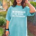 Strong Women Feminism On Wednesdays We Smash Patriarchy T-Shirt