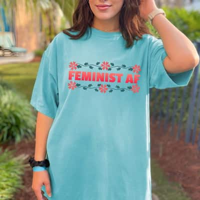 Strong Women Women's Rights Gender Equality Feminist AF T-Shirt
