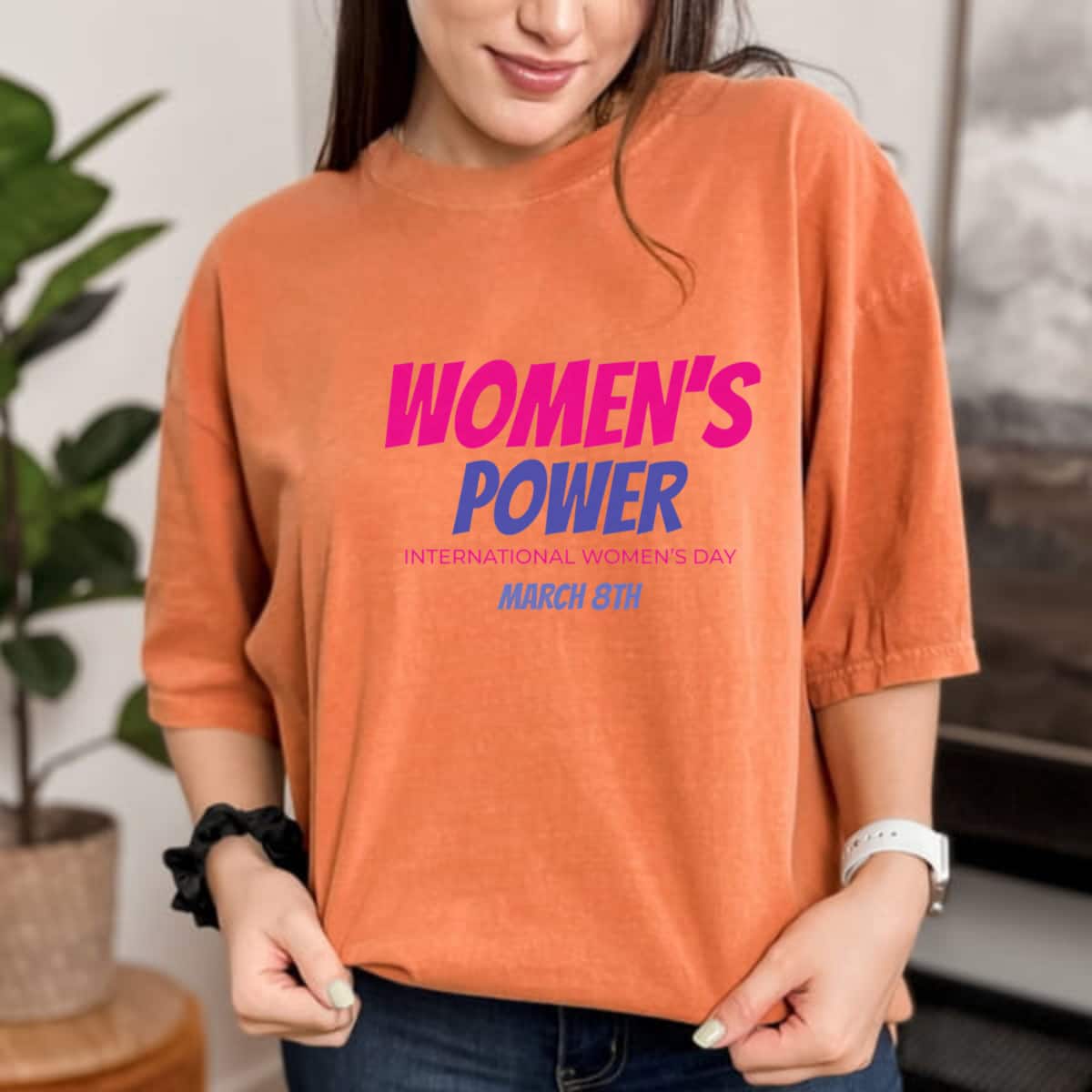 Strong Women Power International Women's Day T-Shirt Strong Women Power International Women's Day T-Shirt