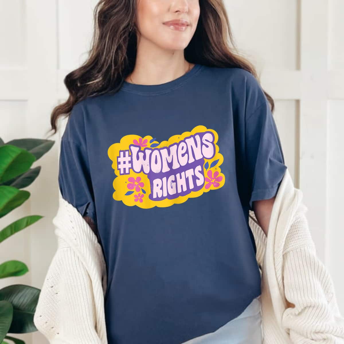 Strong Women Motif For Pro Choice Feminists T-Shirt Strong Women Motif For Pro Choice Feminists T-Shirt
