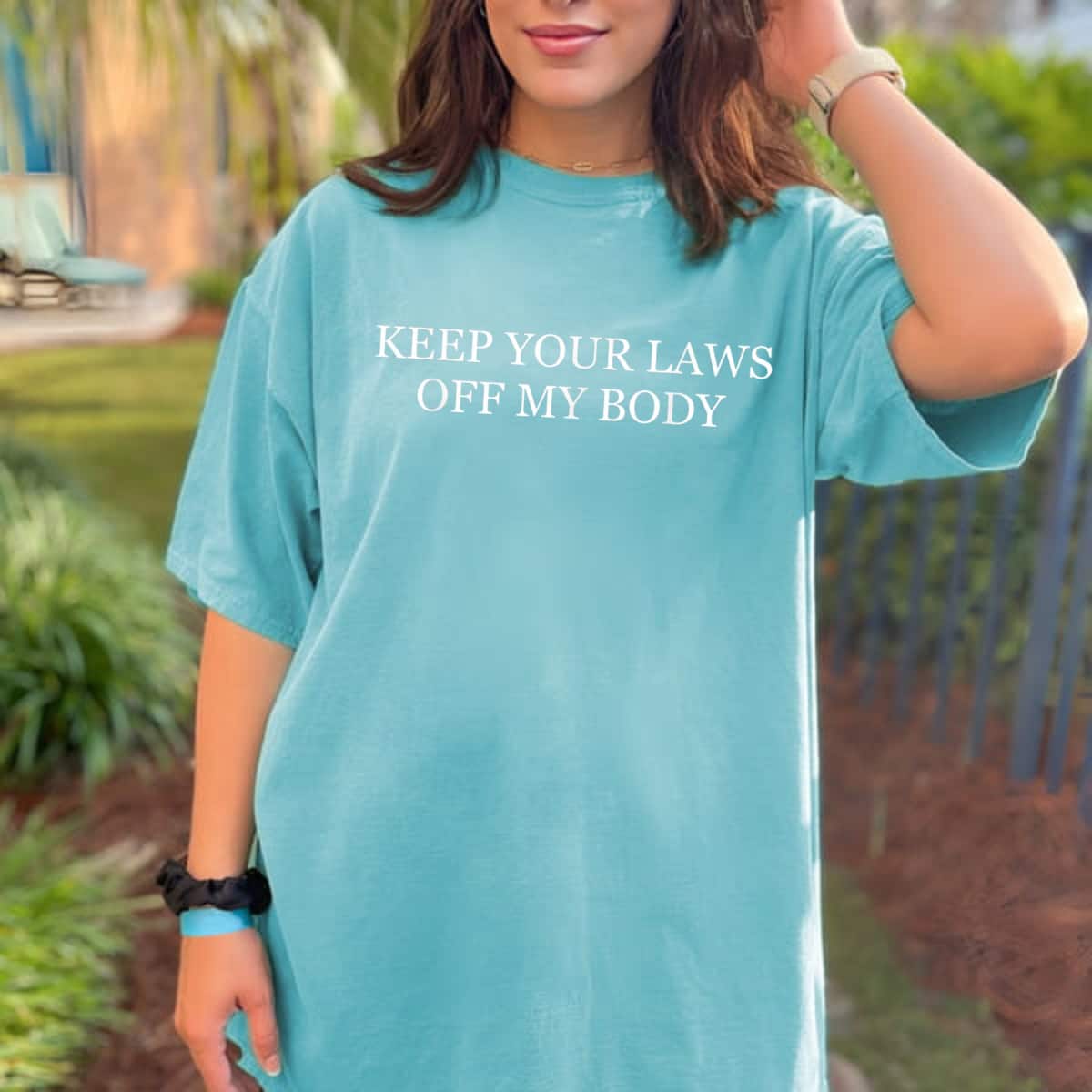 Strong Women Feminist Abortion Keep Your Laws Off My Body Pro-Choice T-Shirt Strong Women Feminist Abortion Keep Your Laws Off My Body Pro-Choice T-Shirt