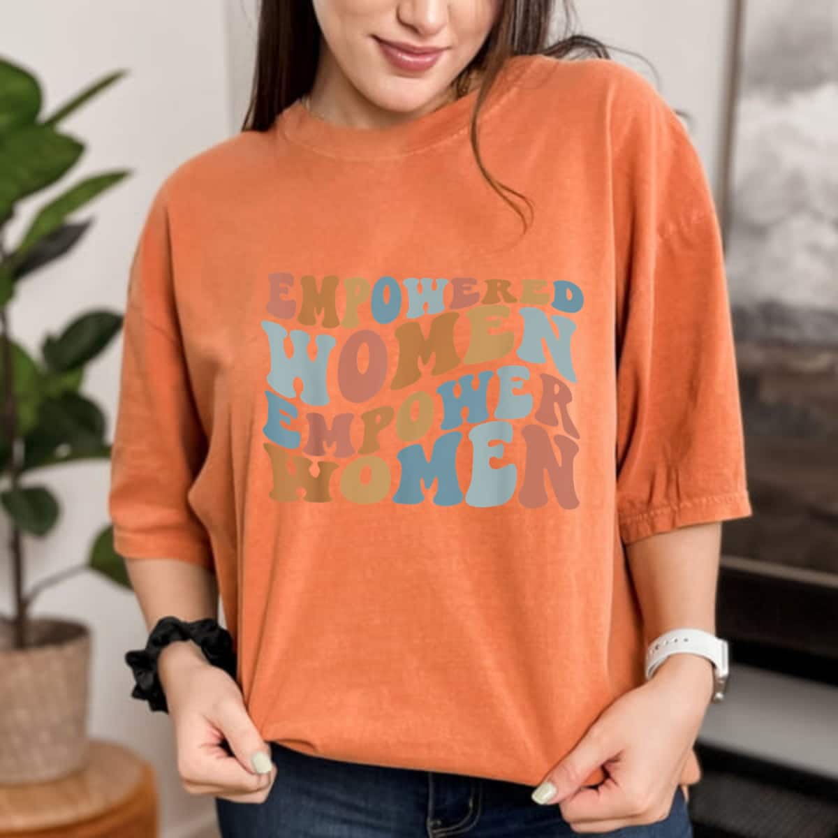 Strong Women Empowered Women Empower Feminist T-Shirt Strong Women Empowered Women Empower Feminist T-Shirt