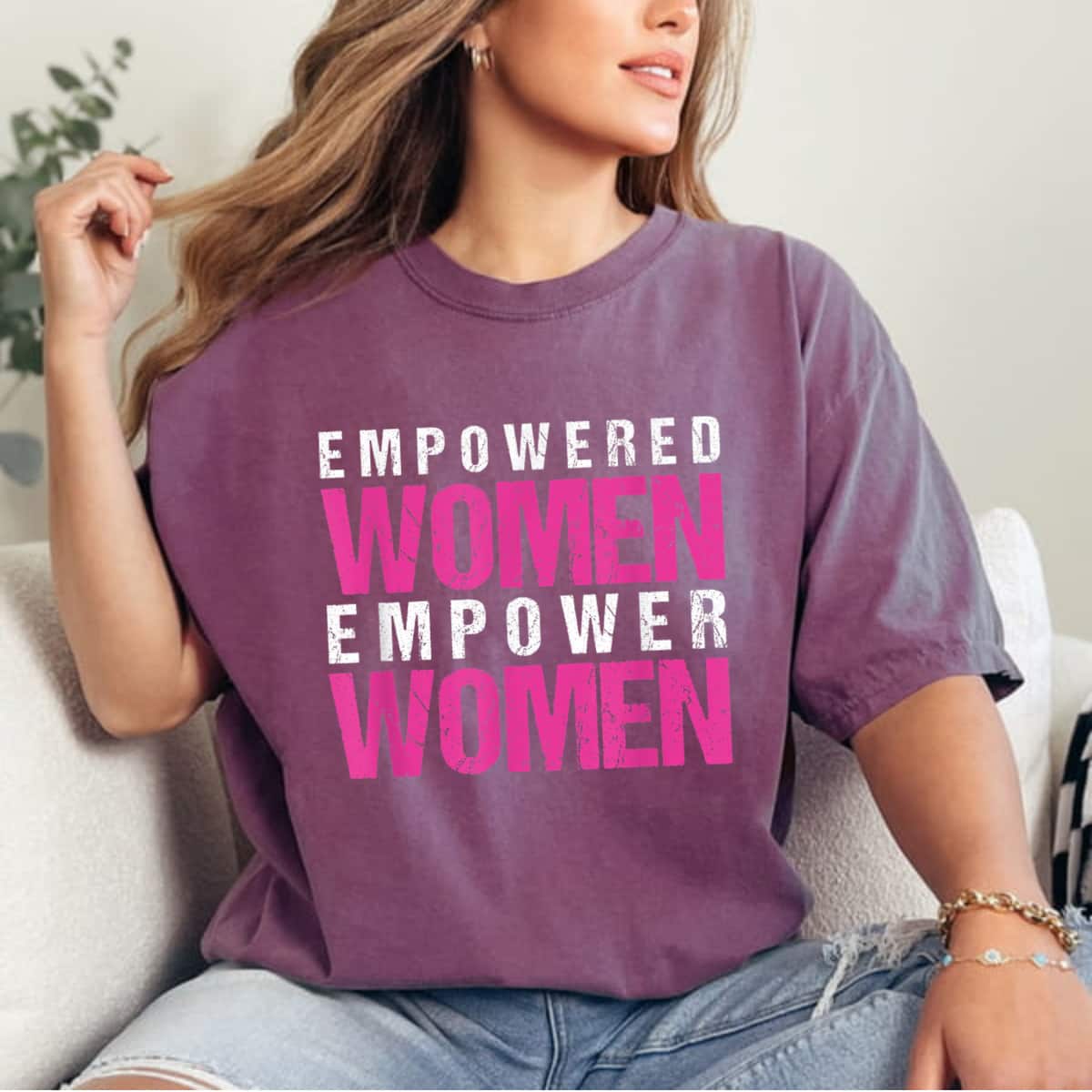 Strong Women Empowered Woman Empower Woman Feminist Feminism Female T-Shirt Strong Women Empowered Woman Empower Woman Feminist Feminism Female T-Shirt
