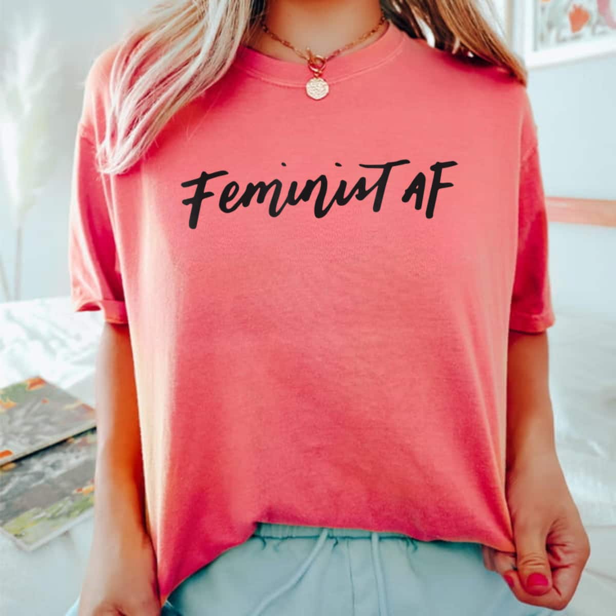Strong Women Feminist AF Funny Feminism Empowerment T-Shirt Strong Women Feminist AF Funny Feminism Empowerment T-Shirt
