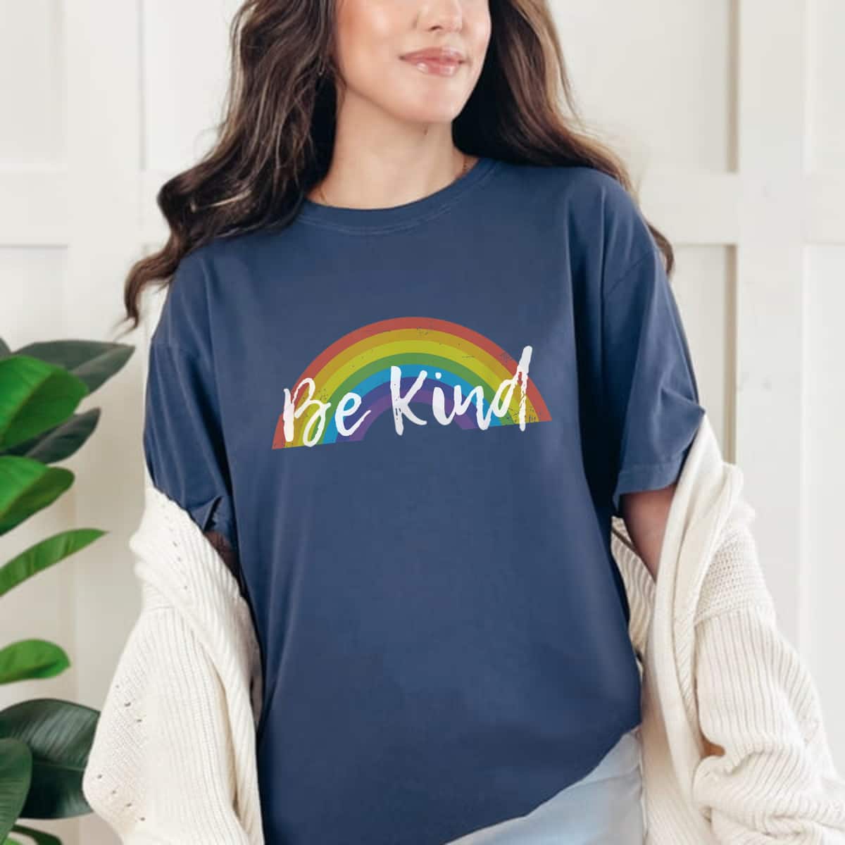 Be Kind Rainbow LGBT Pride Month Novelty Feminist T-Shirt Be Kind Rainbow LGBT Pride Month Novelty Feminist T-Shirt