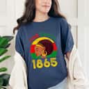Strong Women Black Woman Juneteenth Celebrate Independence Freedom 1865 T-Shirt