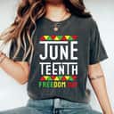 Strong Women Juneteenth 1865 Black History Afro American African Freedom T-Shirt