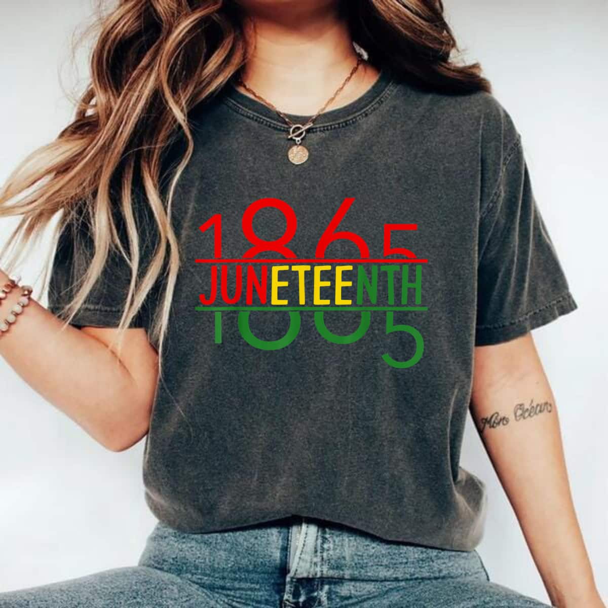 Strong Women Emancipation Day Is Great With 1865 Juneteenth Flag Apparel T-Shirt Strong Women Emancipation Day Is Great With 1865 Juneteenth Flag Apparel T-Shirt