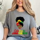 Strong Women Celebrate Juneteenth Messy Bun Black Women Melanin Pride T-Shirt Strong Women Celebrate Juneteenth Messy Bun Black Women Melanin Pride T-Shirt