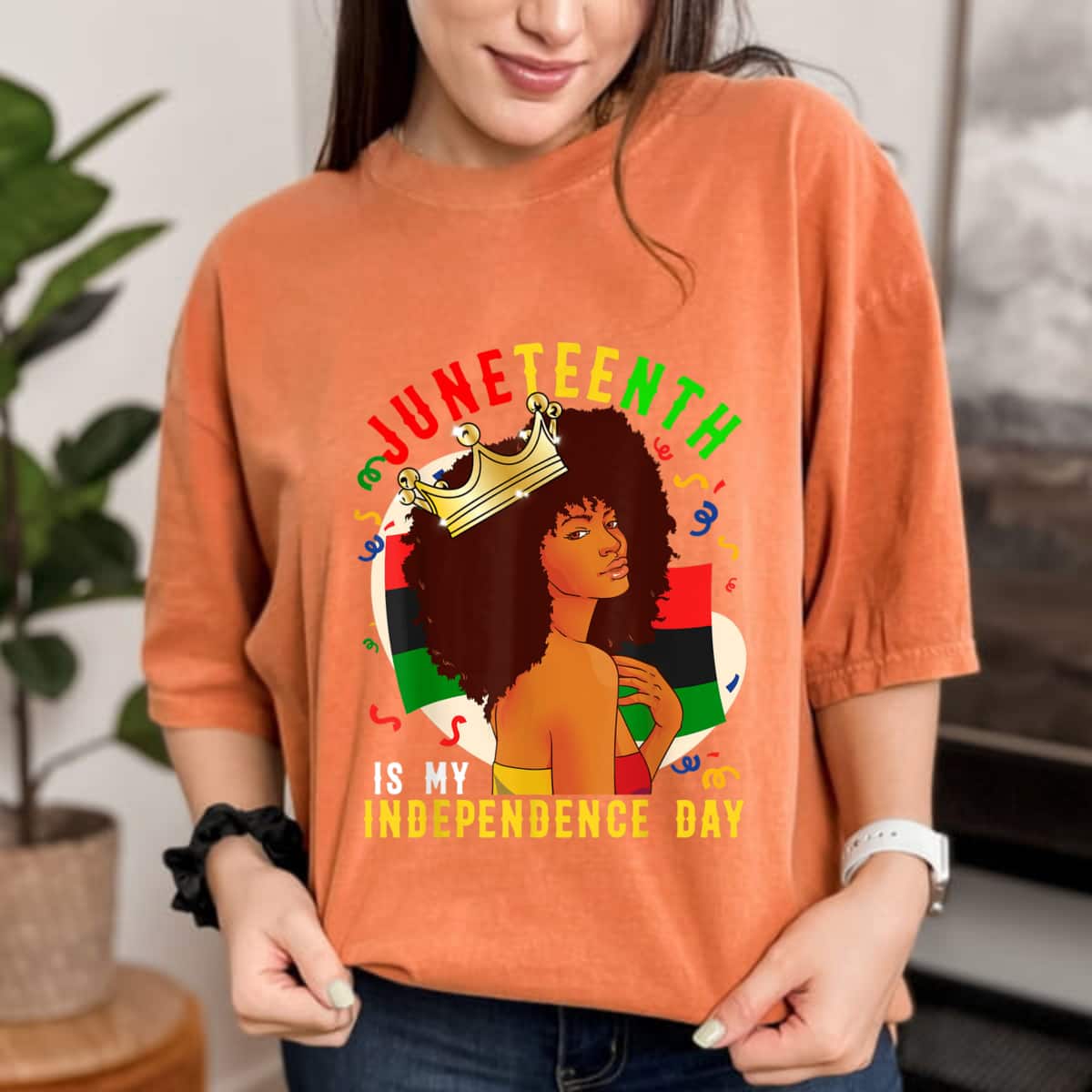 Strong Women Juneteenth Is My Independence Day Black Women T-Shirt Strong Women Juneteenth Is My Independence Day Black Women T-Shirt