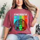 Strong Women Juneteenth Black Queen Afro Melanin Girl Magic Women Girls T-Shirt