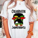 Strong Women Juneteenth Ancestors Black African American Flag Pride T-Shirt