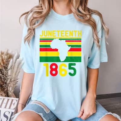 Strong Women Juneteenth Boy Girl Free-ish Since 1865 T-Shirt
