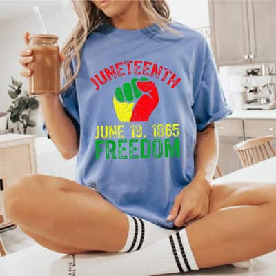 Strong Women Juneteenth June 19 1865 Freedom T-Shirt