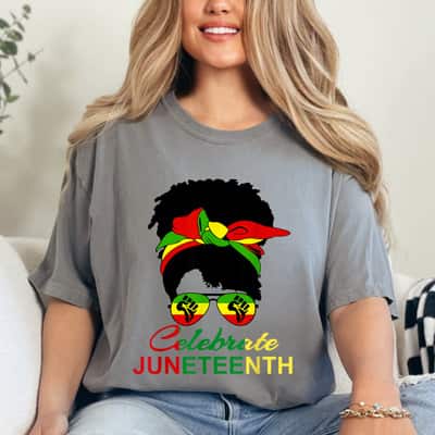 Strong Women Juneteenth Black Freedom Independence Day Juneteenth T-Shirt