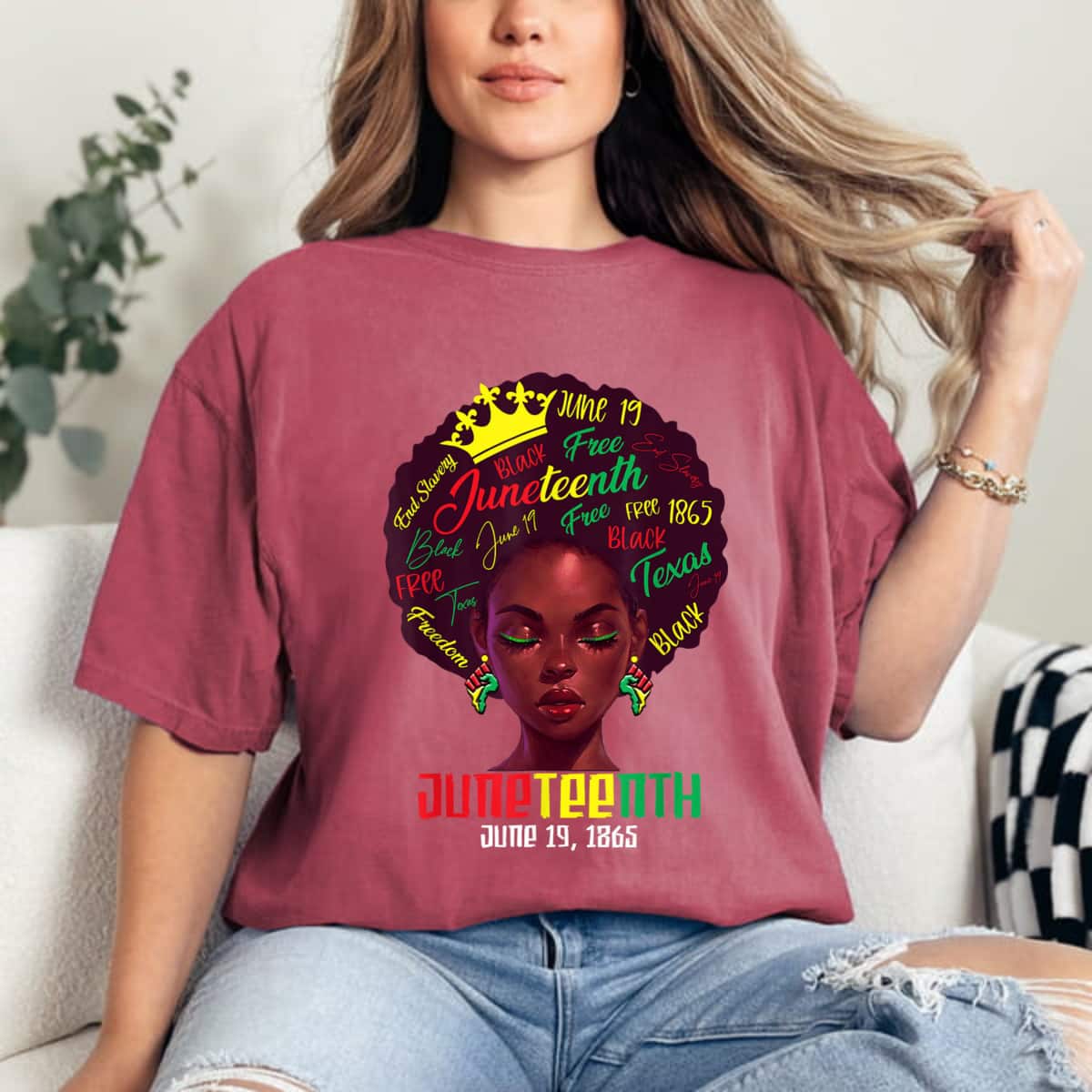 Strong Women Juneteenth June 19th 1865 Ancestors African American Freedom T-Shirt Strong Women Juneteenth June 19th 1865 Ancestors African American Freedom T-Shirt