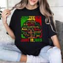 Strong Women Juneteenth June 19 1865 Black Women Natural Hair Afro T-Shirt Strong Women Juneteenth June 19 1865 Black Women Natural Hair Afro T-Shirt