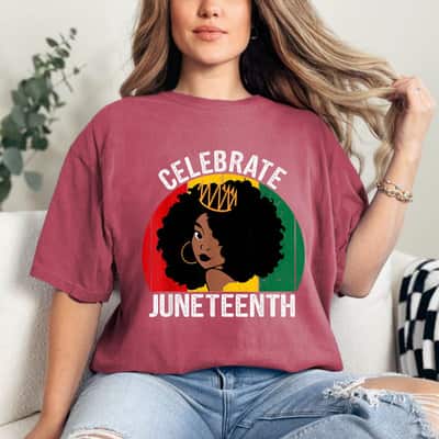 Strong Women Black Women Juneteenth Celebrate Indepedence Day Freedom Day T-Shirt